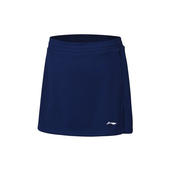 Комплект женский юбка с футболкой (синий белый) Li-NING AATP018-3