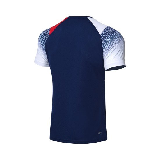 Комплект мужской шорты с футболкой (синий белый) Li-NING AATP019-3