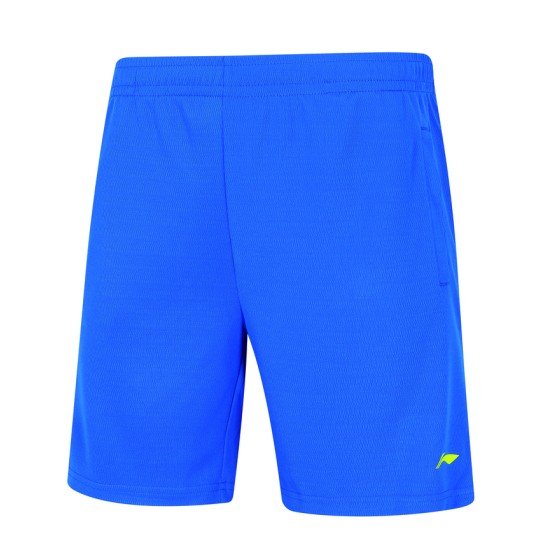Комплект детский для бадминтона футболка и шорты (синий) Li-NING AATP028-2