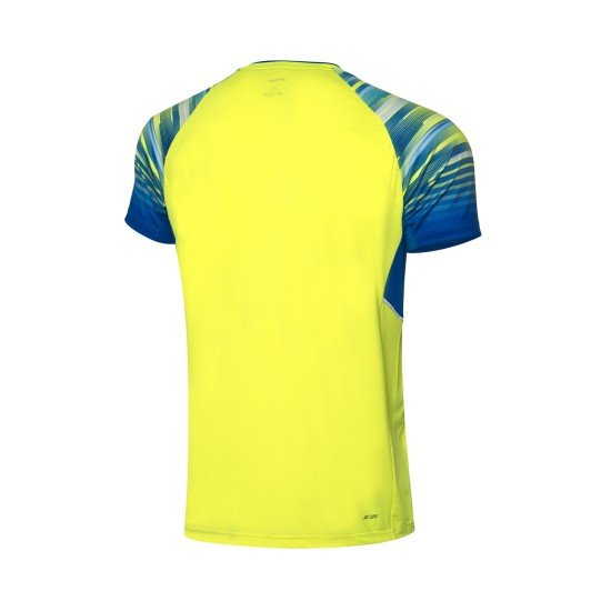 Комплект мужской шорты с футболкой (желтый синий) Li-NING AATP043-4