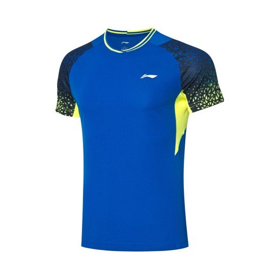 Комплект мужской шорты с футболкой (синий) Li-NING AATQ023-1