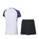 Комплект женский футболка с юбкой (белый, черный) Li-NING AATQ028-3