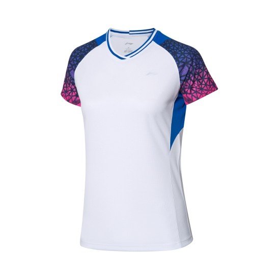 Комплект женский футболка с юбкой (белый, черный) Li-NING AATQ028-3