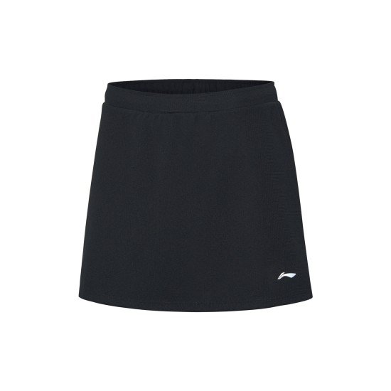 Комплект женский футболка с юбкой (белый, черный) Li-NING AATQ028-3
