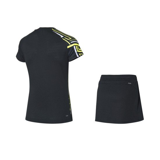 Комплект женский футболка с юбкой (черный) Li-NING AATQ064-4