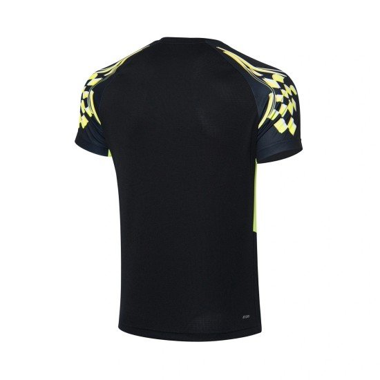 Комплект мужской шорты с футболкой (черный) Li-NING AATR003-4