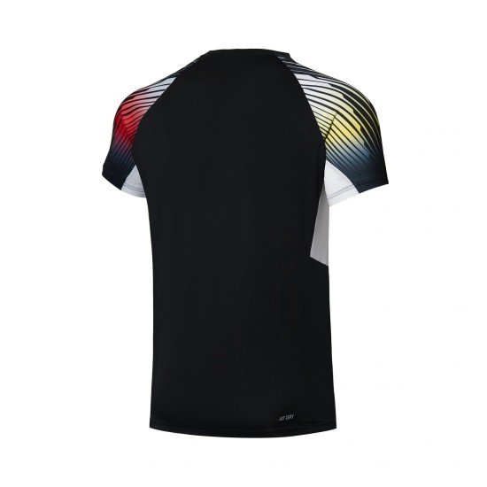 Комплект мужской шорты с футболкой (черный) Li-NING AATR045-1