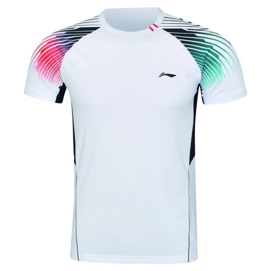 Комплект мужской шорты с футболкой (белый) Li-NING AATR045-2
