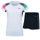 Комплект женский футболка с юбкой (белый, черный) Li-NING AATR046-2