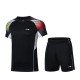 Комплект детский для бадминтона футболка и шорты (черный) Li-NING AATR096-1