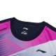 Комплект мужской шорты с футболкой (черный пурпурный) Li-NING AATS007-2