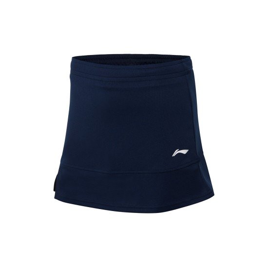 Комплект женский футболка с юбкой (белый, черный) Li-NING AATS008-1