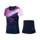 Комплект женский футболка с юбкой (черный, прупурный) Li-NING AATS008-2