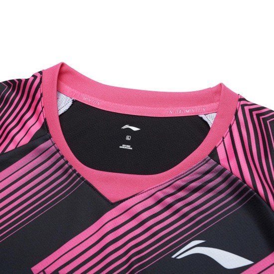 Комплект мужской шорты с футболкой (черный) Li-NING AATS093-4