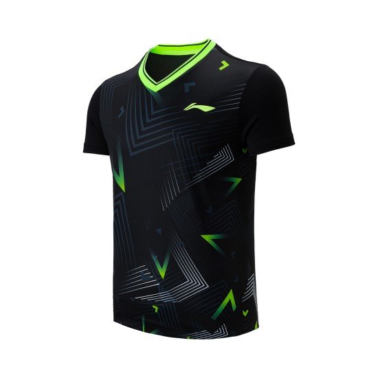 Комплект мужской шорты с футболкой (черный) Li-NING AATT039-4