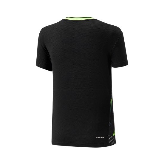 Комплект женский футболка с шортами (черный) Li-NING AATT040-4