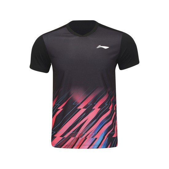 Комплект мужской шорты с футболкой (черный) Li-NING AATU031-1