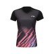 Комплект женский футболка с шортами (черный) Li-NING AATU032-1