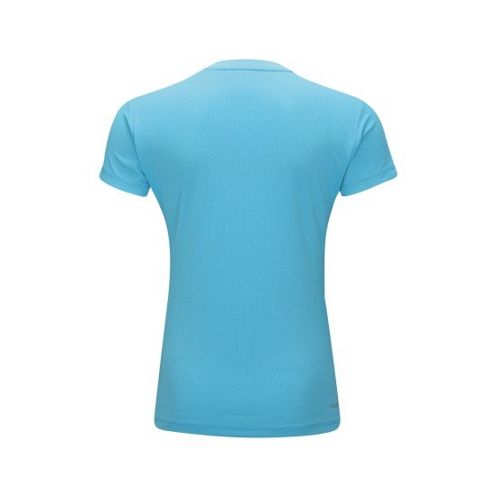 Комплект женский футболка с шортами (голубой/черный) Li-NING AATU032-3