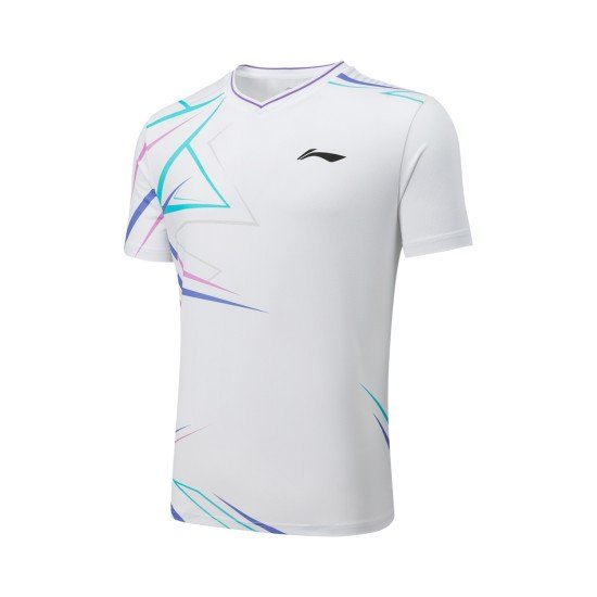 Комплект мужской шорты с футболкой (белый/черный) Li-NING AATU051-2