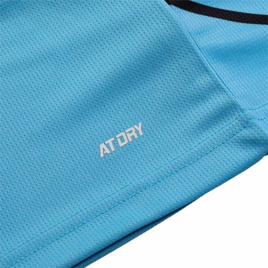 Комплект мужской шорты с футболкой (голубой/черный) Li-NING AATU051-3