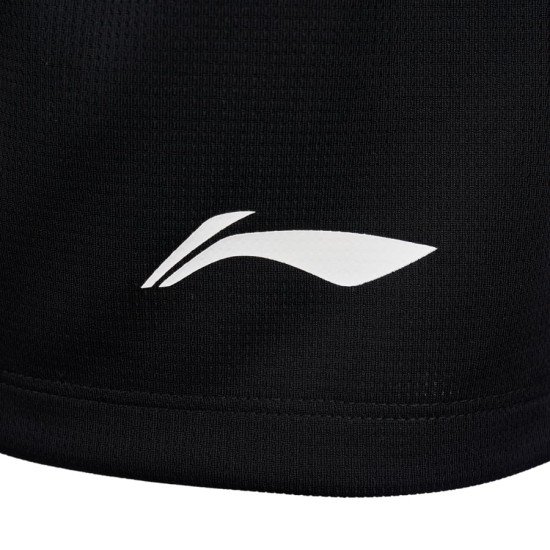 Комплект женский футболка с шортами (белый черный) Li-NING AATV014-2
