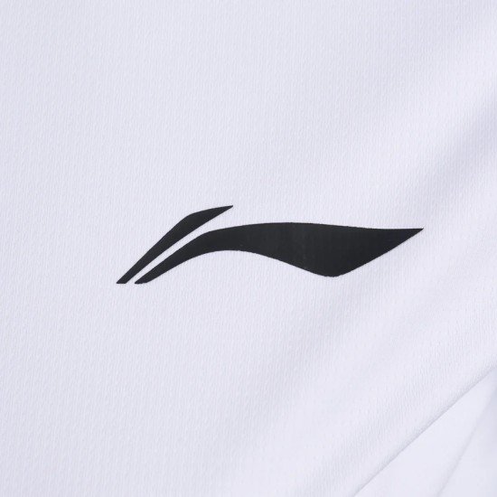 Комплект женский футболка с шортами (белый черный) Li-NING AATV014-2