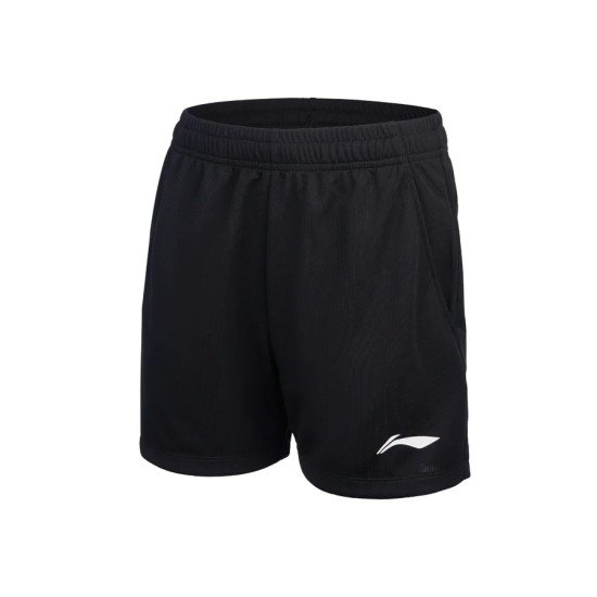 Комплект женский футболка с шортами (белый черный) Li-NING AATV014-2