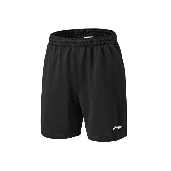 Комплект детский для бадминтона футболка и шорты (белый, черный) Li-NING AATW036-2
