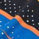 Футболка женская для бадминтона соревновательная  (черная с цветными элементами) Li-NING AAYM048-4