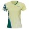 Футболка женская для бадминтона (светло-желто-зеленая) Li-NING AAYW052-5