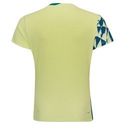 Футболка женская для бадминтона (светло-желто-зеленая) Li-NING AAYW052-5