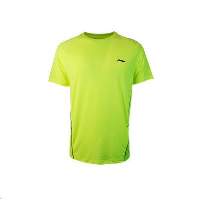 Футболка мужская для бадминтона (желтая) LI-NING AHSL375-1